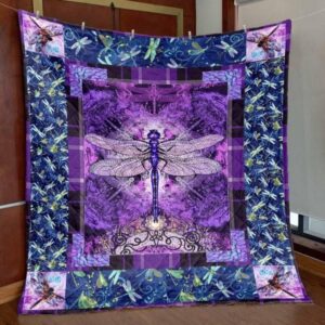 Magical Dragonfly Quilt Blanket Lu88  Quilt